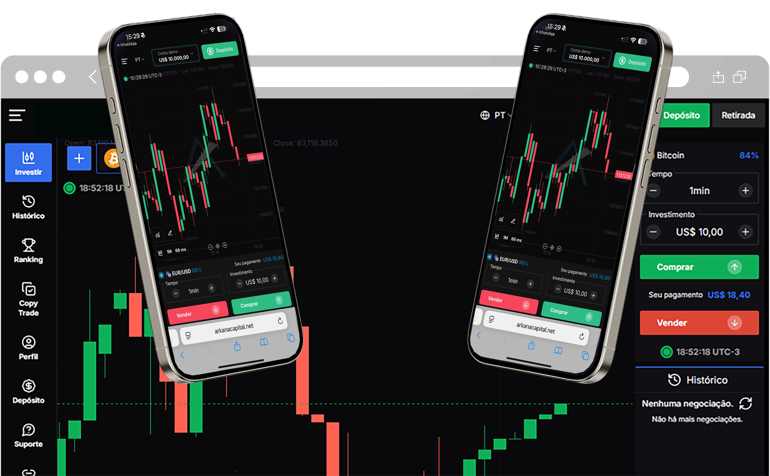 Gráfico de Investimento